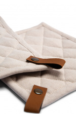 Kosta Linneväfveri Potholders 2-pack, Sand