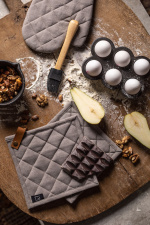 Kosta Linneväfveri Potholders 2-pack, Sand