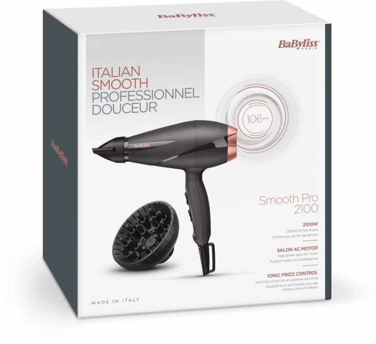 Babyliss Smooth Pro 2100 Hairdryer that delivers salon results