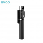 BWOO Selfiepinne bluetooth ZP12, Svart