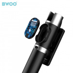 BWOO Selfiepinne bluetooth ZP12, Svart