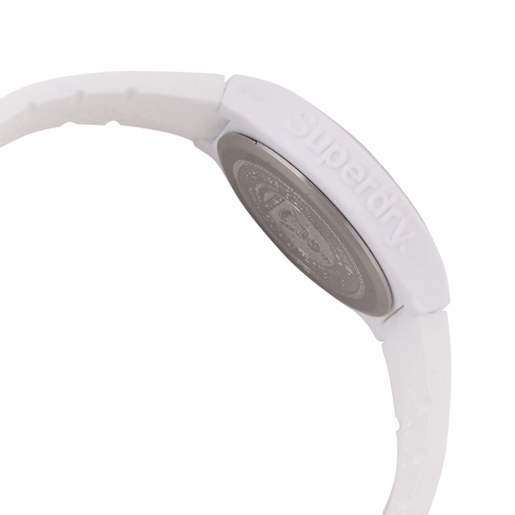 Superdry SDSYG166WRG - Watch 38 mm with 5 bar water resistance, White/Gold