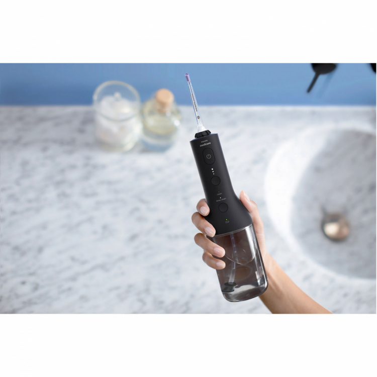 Philips HX3806/31 Elektronisk Flosser/Munrengörare med vatten, Svart Philips HX3806/31 Elektronisk Flosser/Munrengörare med vatten, Svart