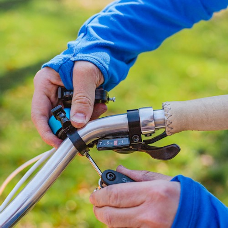 Forever Outdoor Bicycle bell small, Silver