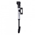 Forever Outdoor Bicycle pump with frame mount PU-100, Silver/Black