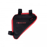 Forever Outdoor Bike bag for bicycle frame, Black/Red