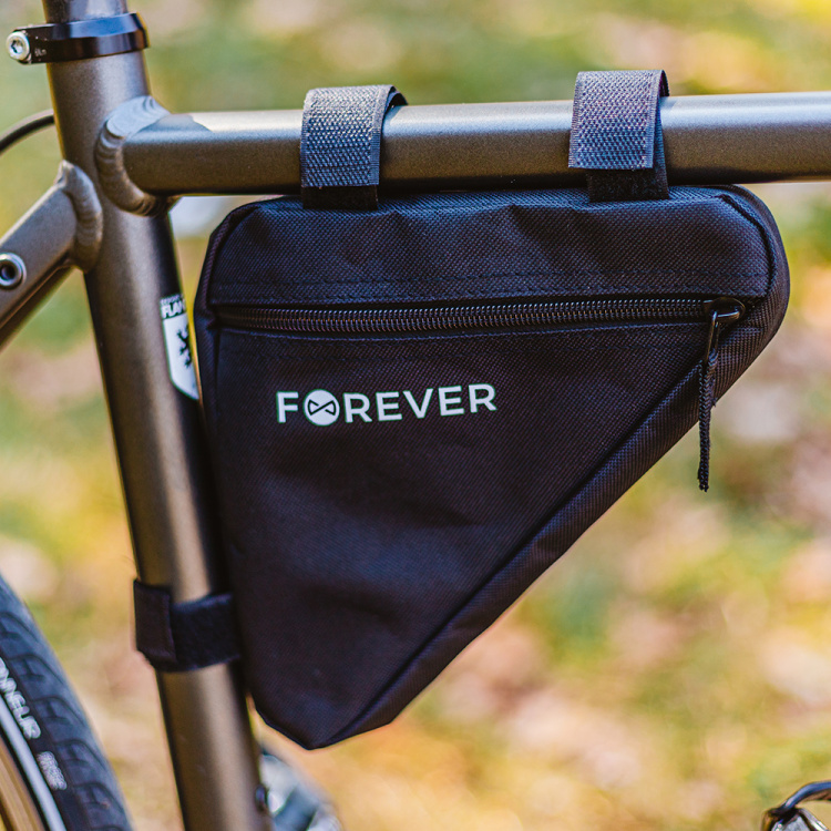Forever Outdoor Bicycle bag with frame mount FB-100, Black