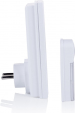 Byron DB411E Wireless Doorbell + Plug-In Receiver, 50 m range, White 