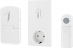 Byron DB432E Wireless doorbell White, 50m range