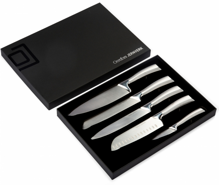 Orrefors Jernverk 5-Pack Knives Steel