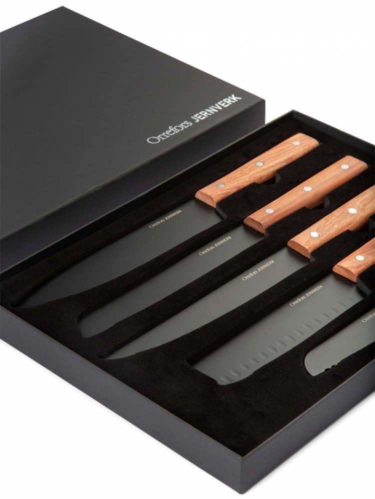 Orrefors Jernverk 5-pack Knives Black
