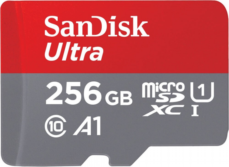 SanDisk Ultra Minneskort microSDXC, 256GB SanDisk Ultra Minneskort microSDXC, 256GB
