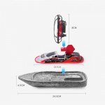 3-in-1 Drone, Boat, Car 2.4 G 4-axis, Red/Gray