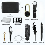 Överlevnadskit i 10 delar - Svart