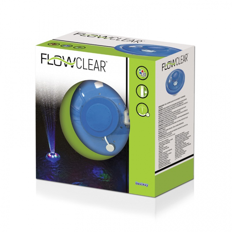 Bestway Floating pool fountain with multi-color light show Bestway Floating pool fountain with multi-color light show