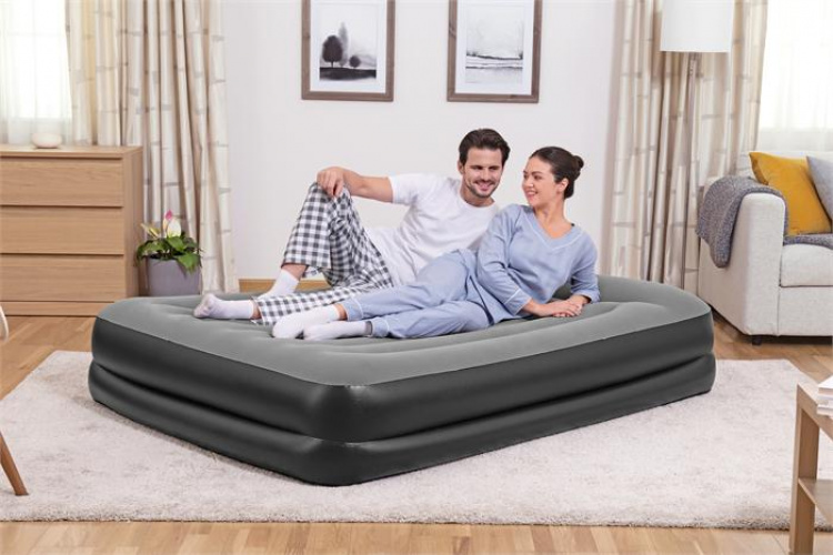 Bestway Tritech Air Mattress Queen, with Built-in Pump 203cmx152cmx46cm