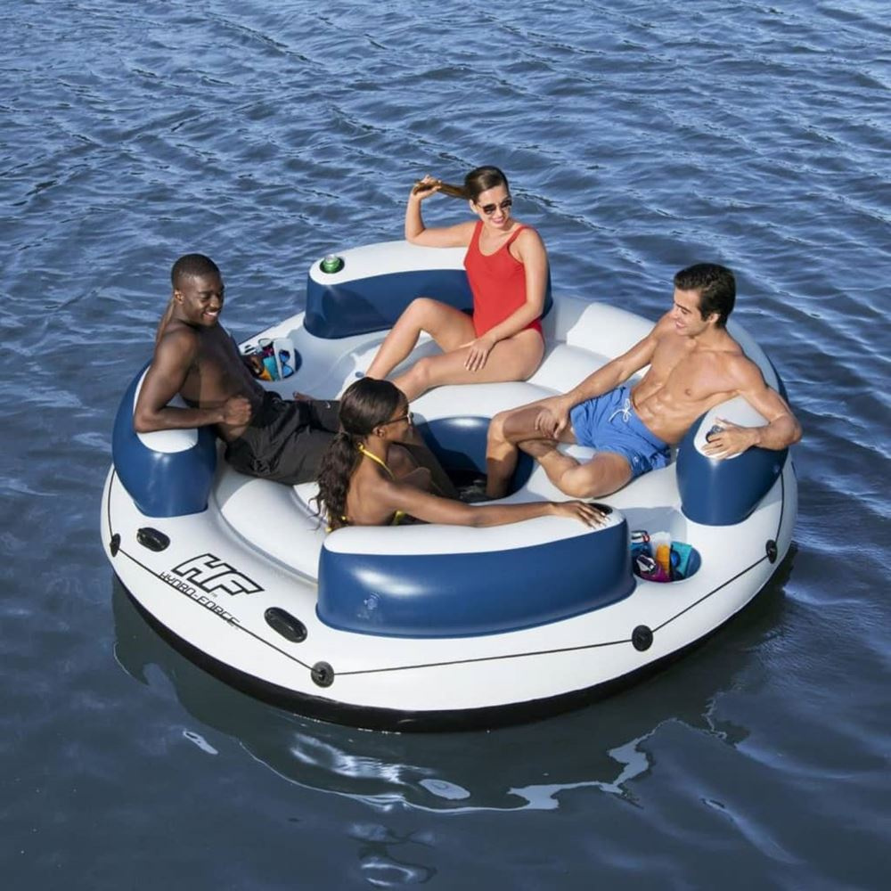 Tropical Breeze Bestway 43135 Large Inflatable Floating Island Hot