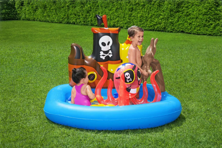 Bestway Inflatable Children\'s Pool / Waterpark, Pirate Ship Bestway Inflatable Children\'s Pool / Waterpark, Pirate Ship
