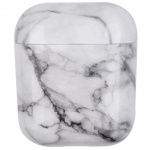 Protective case in Marble pattern for Apple Airpods, Light gray