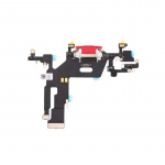 Charging Connector with Flex for iPhone 11, Red