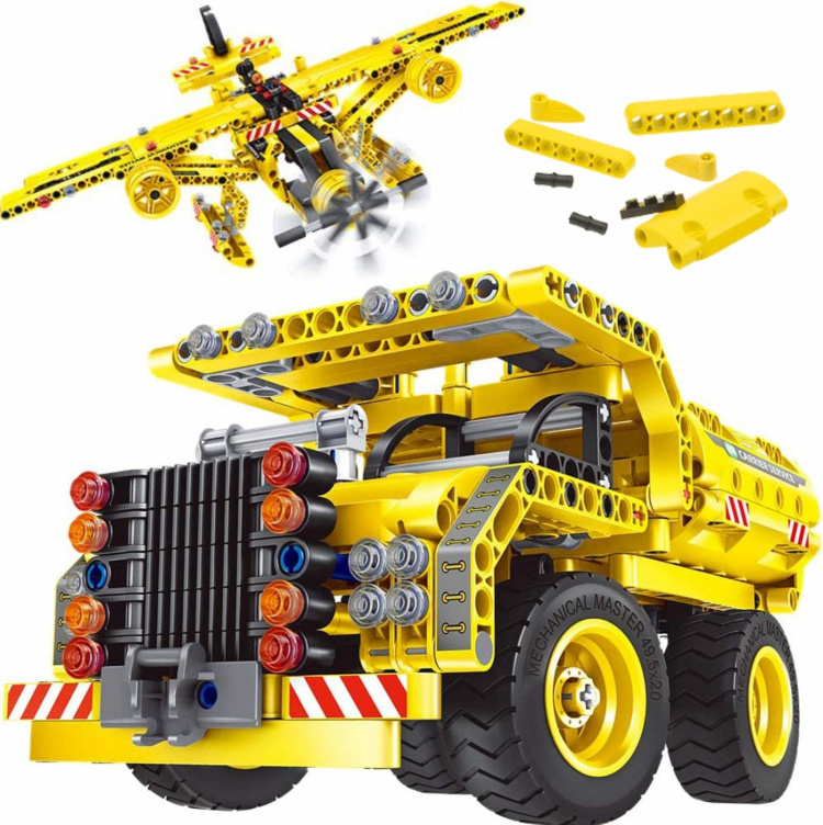 Goodyear licensed Lego - 2 in 1 - Dumper and Airplane