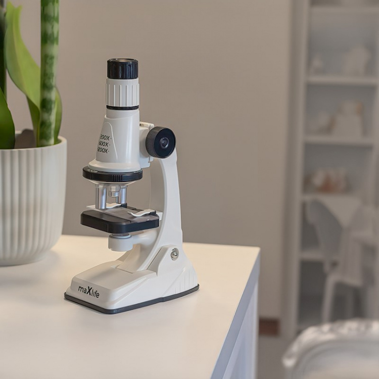 Maxlife MXMS-100 Microscope for children, White
