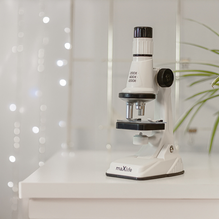 Maxlife MXMS-100 Microscope for children, White