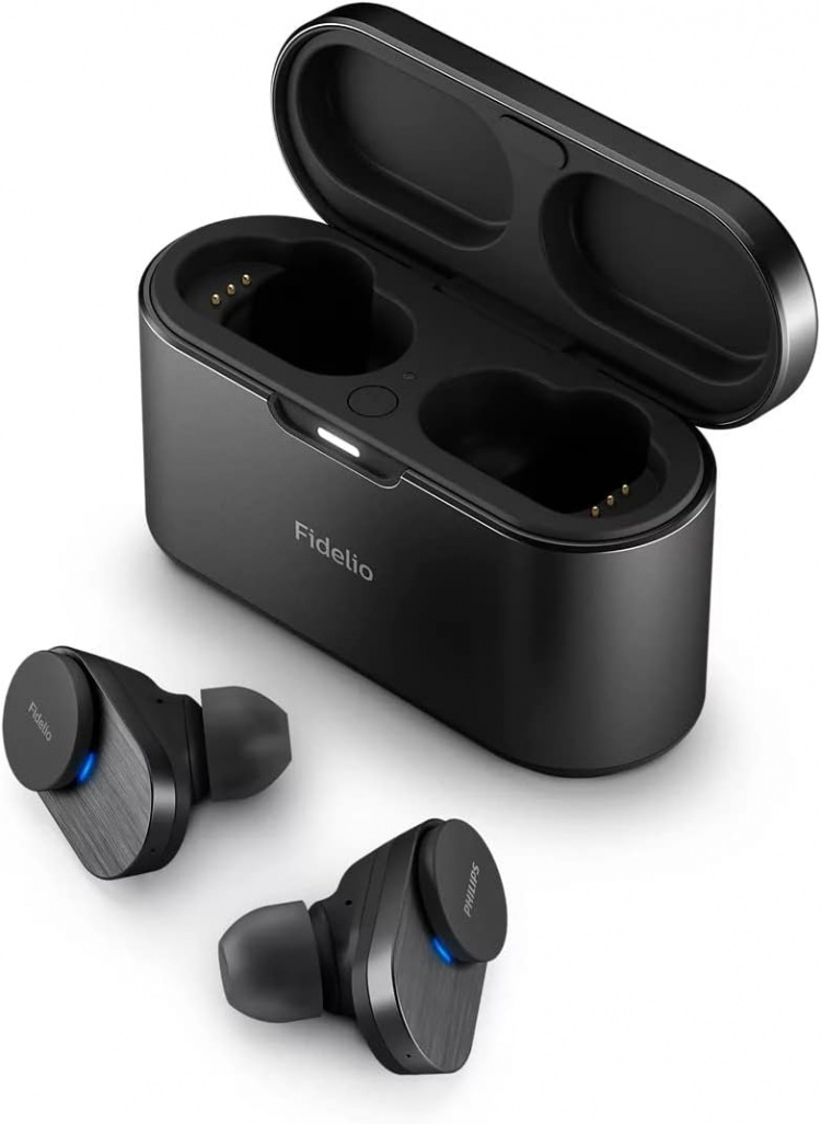 Philips Fidelio T1 Wireless Headphones, In-Ear, Black