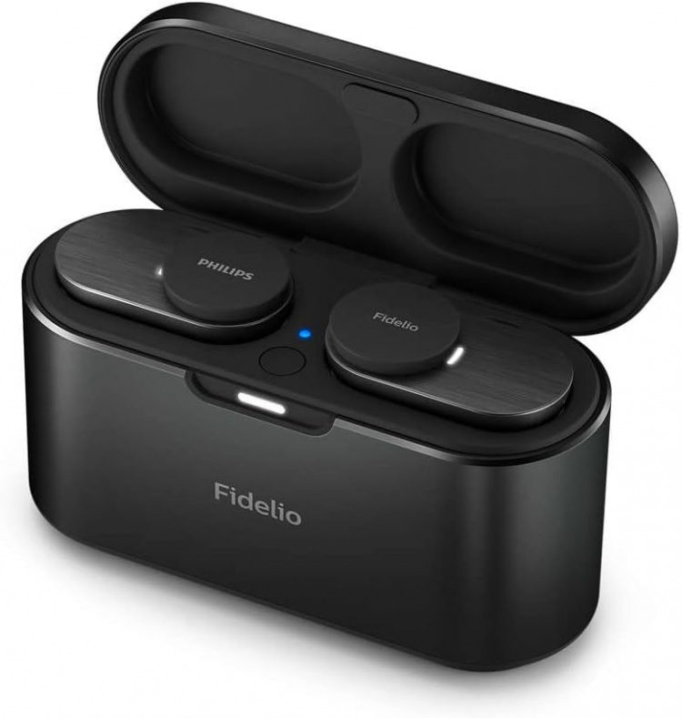 Philips Fidelio T1 Wireless Headphones, In-Ear, Black