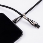 Forever Sleek cable USB-C - USB-C 1,0 m 60W black
