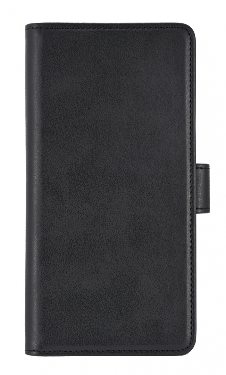 Essentials Xiaomi Redmi Note 14 Pro PU-plånbok, avtagbar, 3 kort, svart