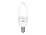 Deltaco SMART HOME LED-lampa, E14, WiFI, 4.9W, 2700K-6500K, dimbar, vit