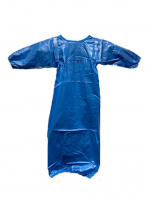 Practical Long Sleeve Bib, Blue