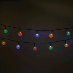 LED-Slinga 10m 100 ljusbollar, Flerfärgad 