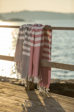 Lord Nelson Victory Hamam Morhult Badlakan, Röd, 90x150 cm