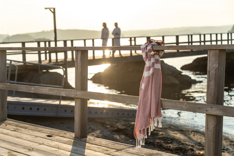 Lord Nelson Victory Hamam Morhult Badlakan, Grå, 90x150 cm