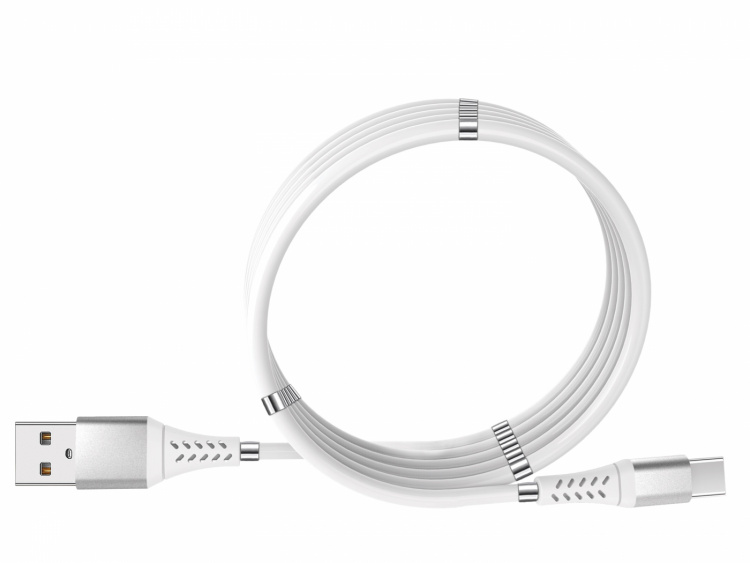 GADGETMONSTER Magnetic USB-C Charge Cable, no cable clutter, 2.4A, 1 m