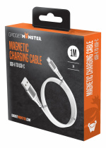 GADGETMONSTER Magnetic USB-C Charge Cable, no cable clutter, 2.4A, 1 m