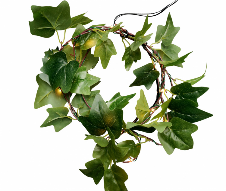 GadgetMonster Light String with Green Leaves