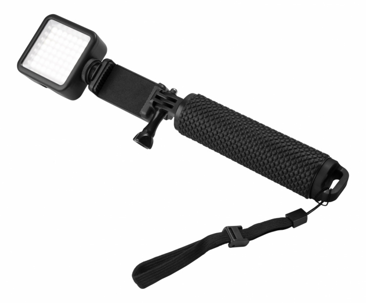GADGETMONSTER Vlogging Stick with LED light