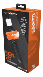 GADGETMONSTER Vlogging Stick with LED light