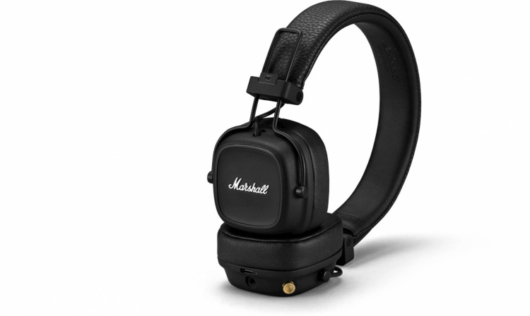 Marshall Major IV Trådlösa On-Ear hörlurar, Svart