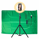 United VMS2382 Video Maker Set w. Ring light & background United VMS2382 Video Maker Set w. Ring light & background