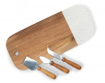 Orrefors Jernverk Cheese tray with three knives