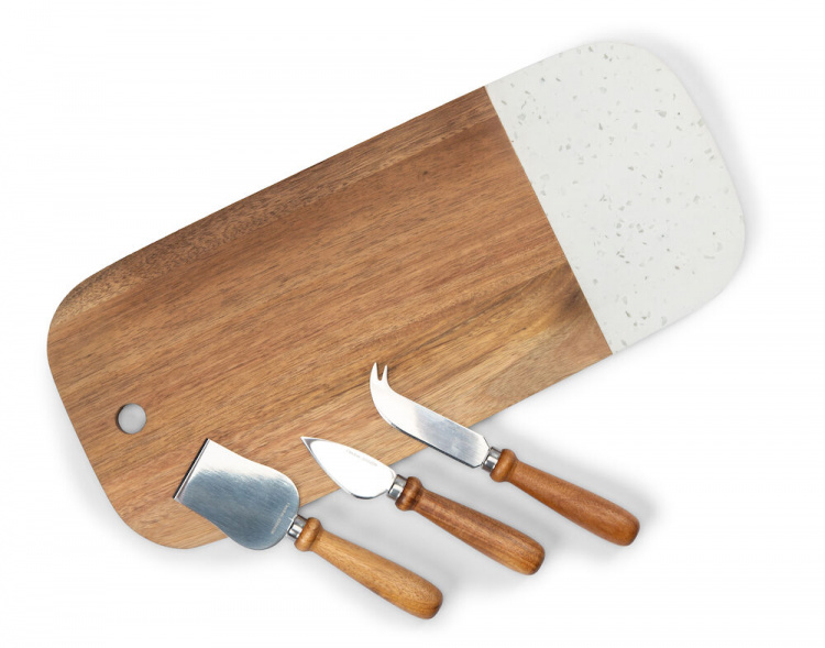 Orrefors Jernverk Cheese tray with three knives