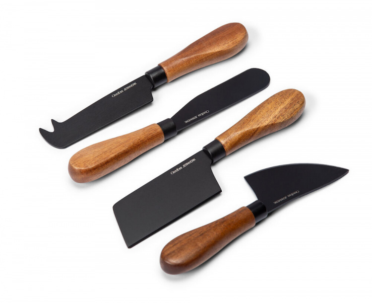 Orrefors Jernverk Cheese knives 4-pack, Black