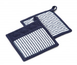 Lord Nelson Victory Grytlappar 2-pack, Vit/Marin