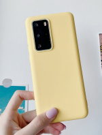 Silicone case for Samsung Galaxy S21 Ultra, Yellow