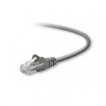 Belkin Cat5e UTP, Unshielded Network Cable / Patch Cord, Strain Relief, Gray, 3m
