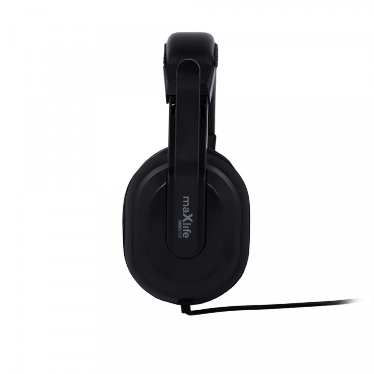 Maxlife Home Office wired headphones with microphone MXHH-01 1,5 m black